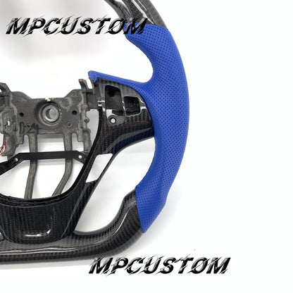 Mpcustom for  Hyundai Genesis Coupe 2013+ carbon fiber steering wheel round top