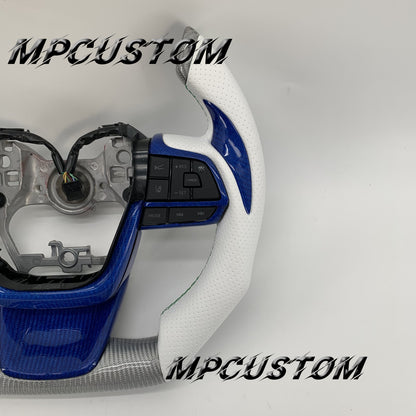 Mpcustom for Toyota Highlander 2022+ carbon fiber steering wheel f1 shape