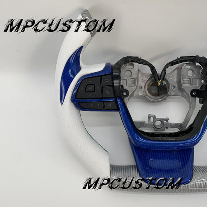Mpcustom for Toyota Highlander 2022+ carbon fiber steering wheel f1 shape