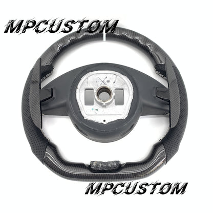 Mpcustom for Mercedes Benz 808AMG /W205 AMG carbon fiber steering wheel white stitching