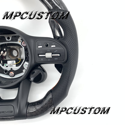Mpcustom for Mercedes Benz 809AMG carbon fiber steering wheel gloss