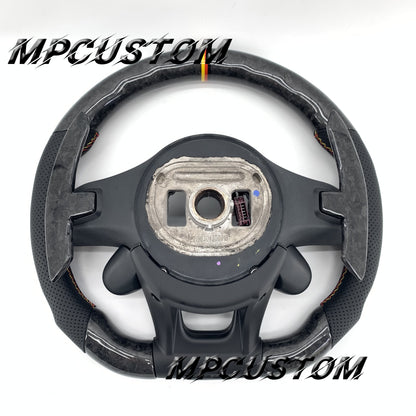Mpcustom for Mercedes Benz 809AMG carbon fiber steering wheel round top