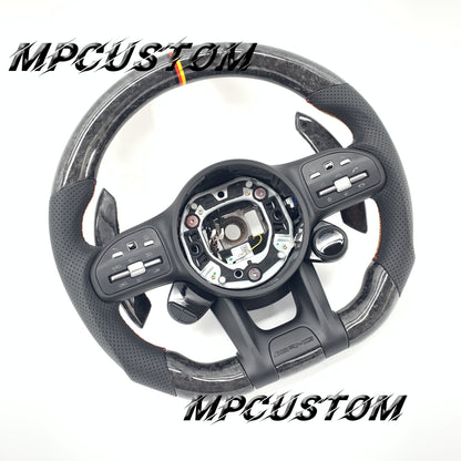 Mpcustom for Mercedes Benz 809AMG carbon fiber steering wheel gloss