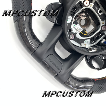 Mpcustom for Mercedes Benz 809AMG carbon fiber steering wheel round top