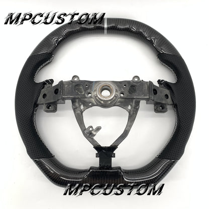 Mpcustom for Lexus es 350 2007 carbon fiber steering wheel flat bottom