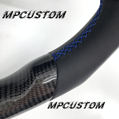 Mpcustom for Volkswagen MK7 2015-2019 carbon fiber steering wheel flat bottom