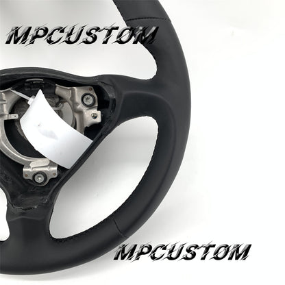 Mpcustom for Porsche 996 carbon fiber steering wheel smooth and black stitching