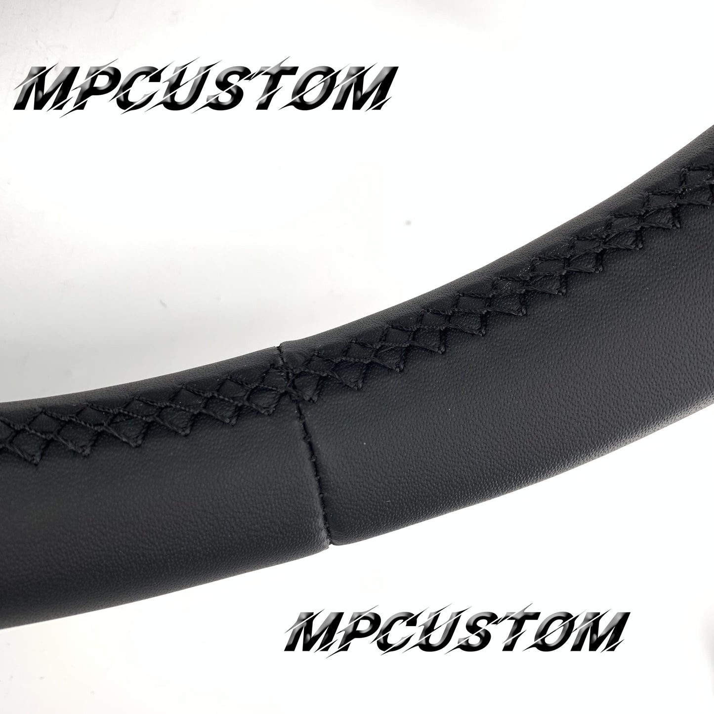 Mpcustom for Porsche 996 carbon fiber steering wheel smooth and black stitching
