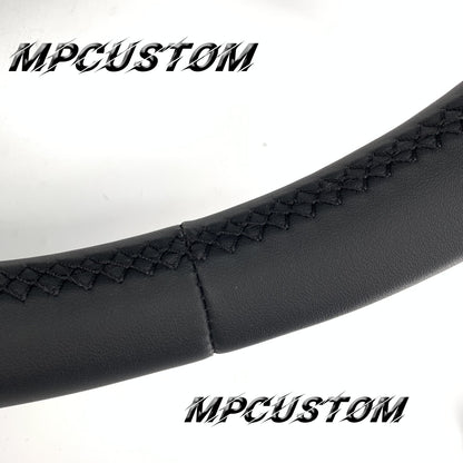 Mpcustom for Porsche 996 carbon fiber steering wheel black stitching