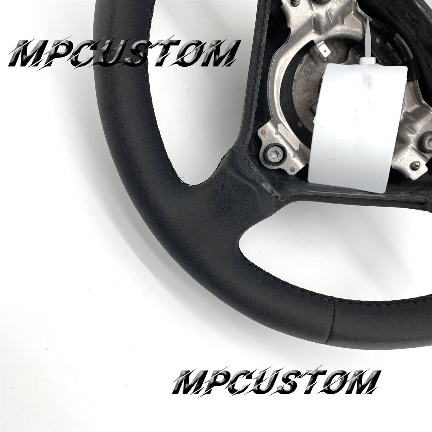 Mpcustom for Porsche 996 carbon fiber steering wheel smooth and black stitching