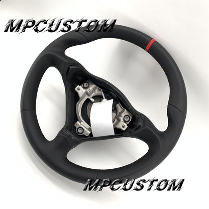 Mpcustom for Porsche 996 carbon fiber steering wheel black stitching