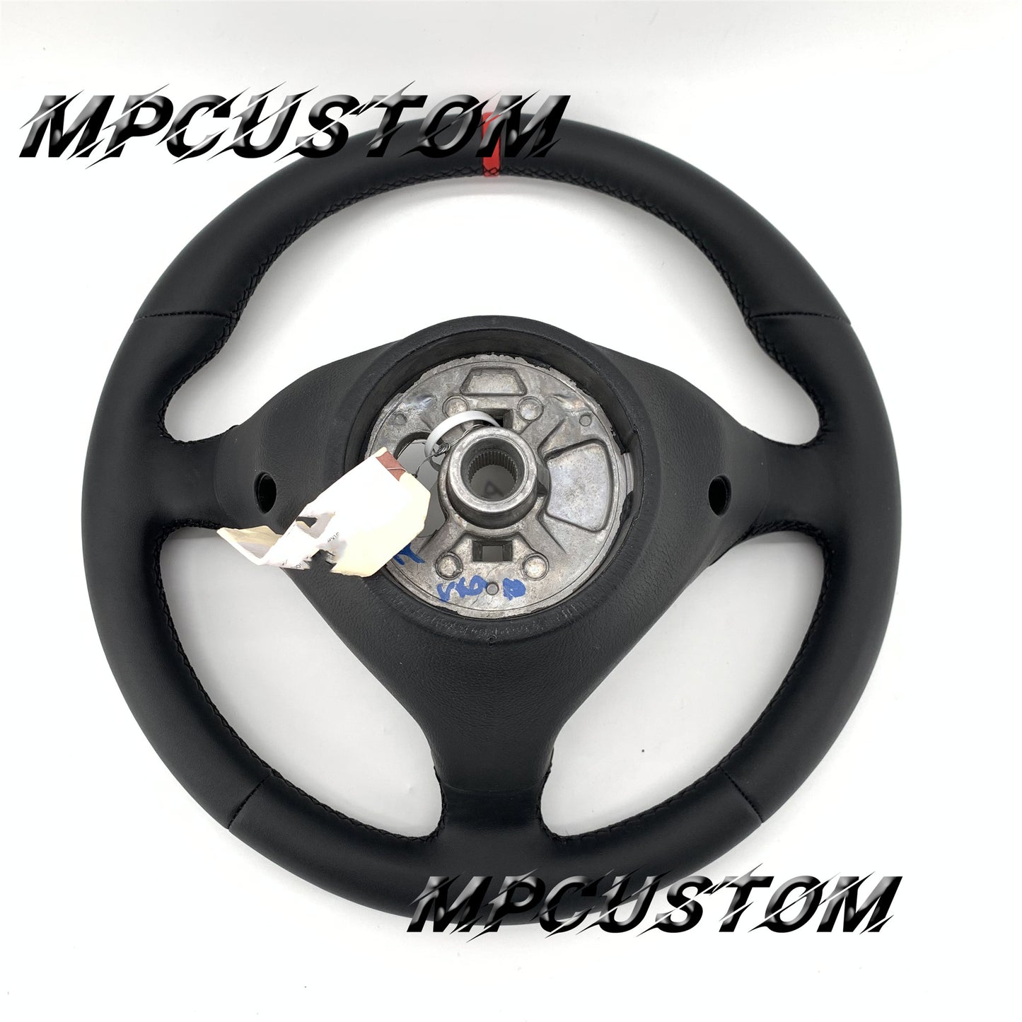 Mpcustom for Porsche 996 carbon fiber steering wheel smooth and black stitching