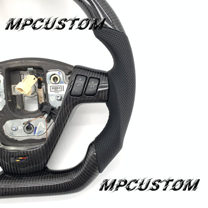 Mpcustom for Cadillac Cts V 2004 carbon fiber steering wheel flat bottom