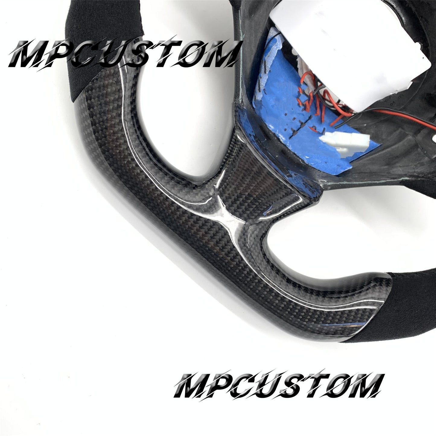 Mpcustom for Maserati Gran Sport 2002-2007 carbon fiber steering wheel led
