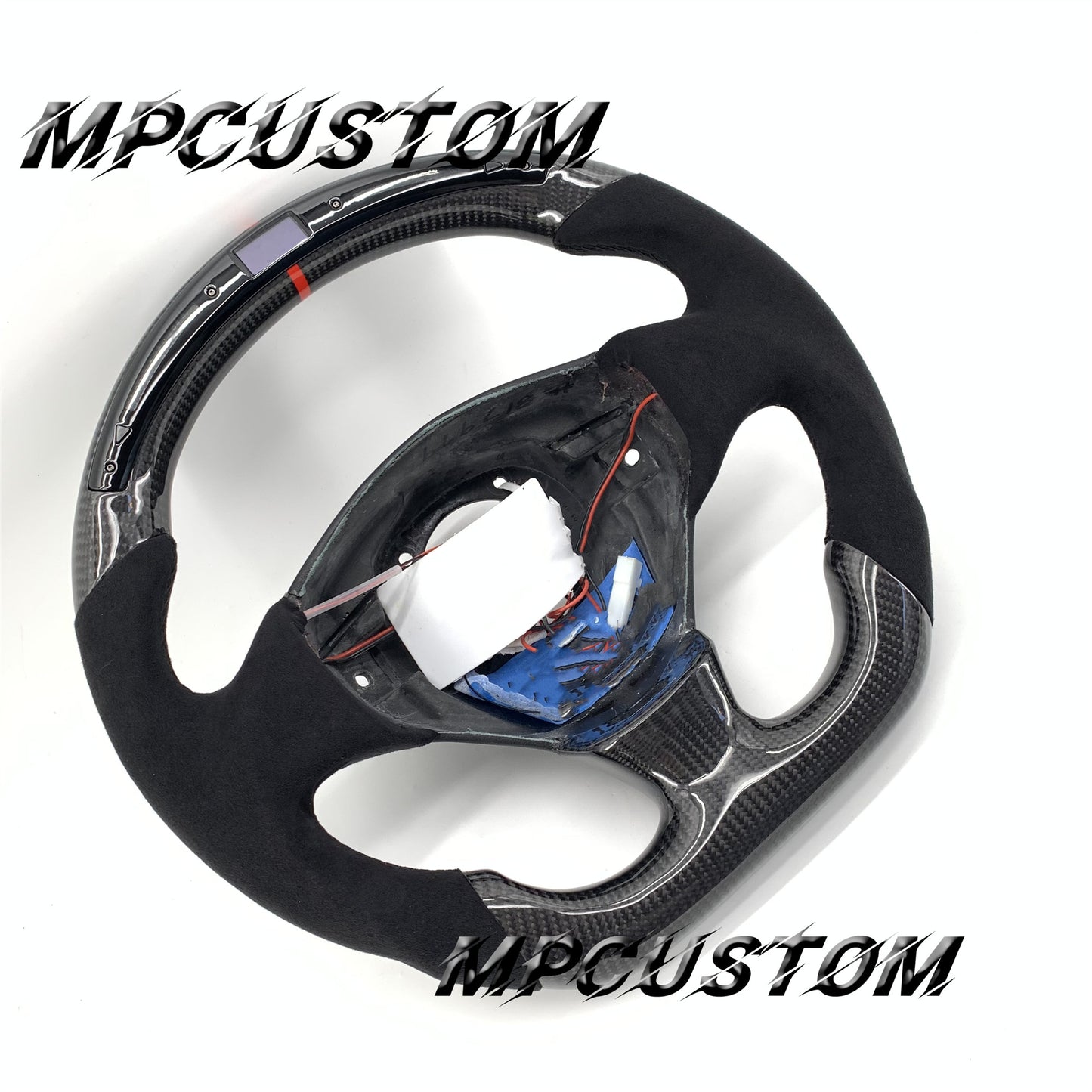 Mpcustom for Maserati Gran Sport 2002-2007 carbon fiber steering wheel gloss