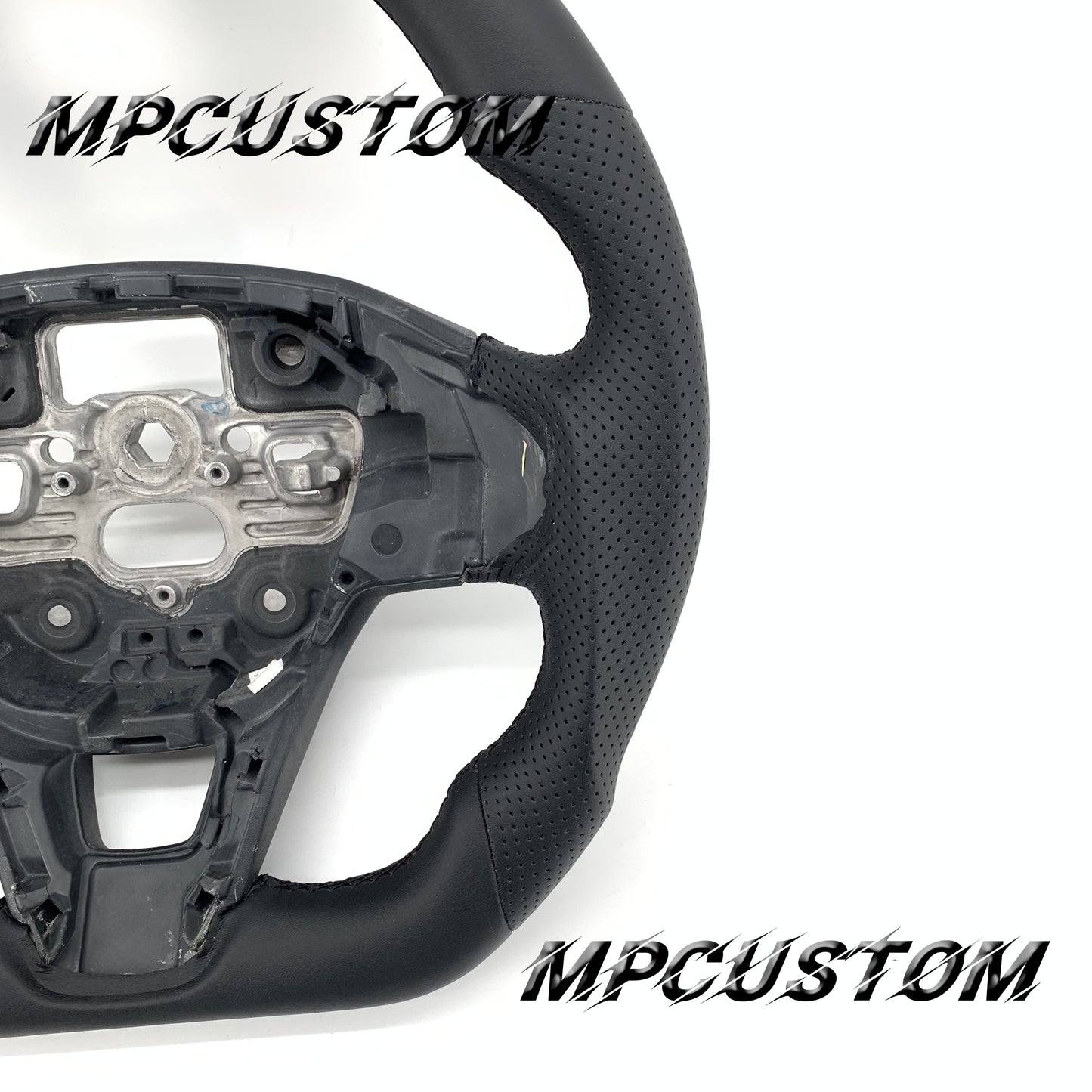 Mpcustom for Ford Bronco Sport 2021 carbon fiber steering wheel flat bottom
