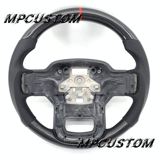 Mpcustom for Ford F150 carbon fiber steering wheel round bottom