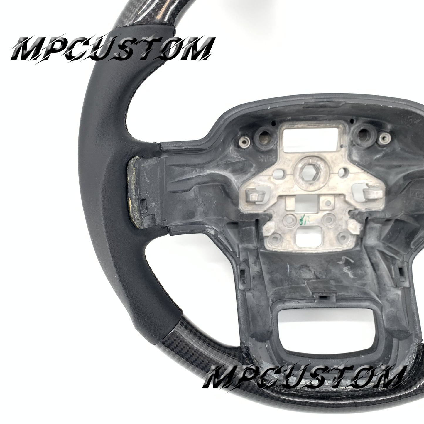 Mpcustom for Ford F150 carbon fiber steering wheel smooth