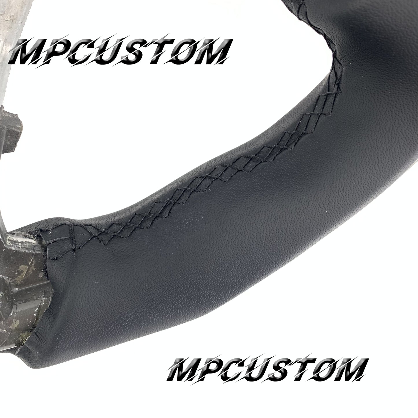 Mpcustom for Toyota Tundra 2014-2020 carbon fiber steering wheel gloss and white stripe line
