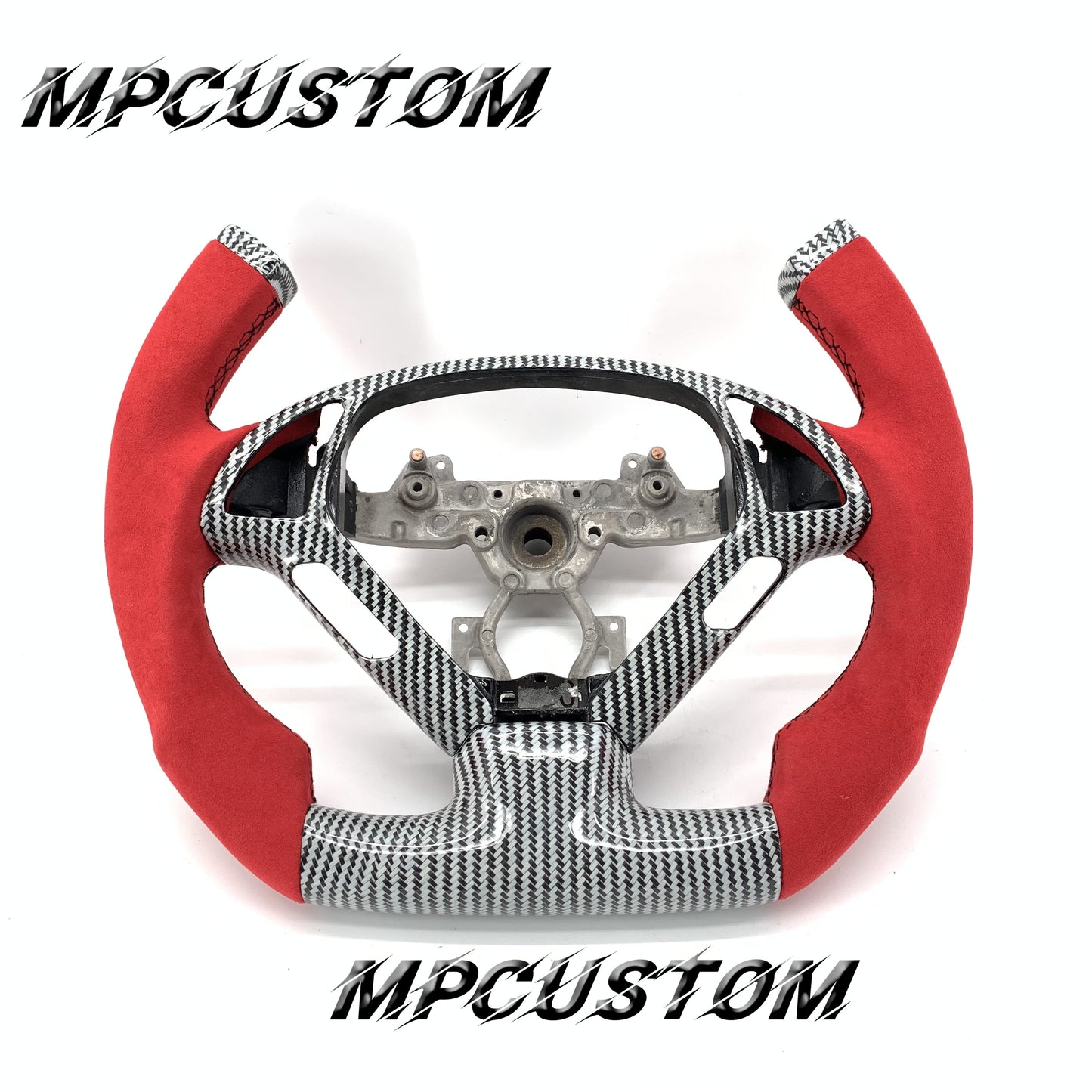 Mpcustom for Infiniti G37 2007-2015 carbon fiber steering wheel black stitching