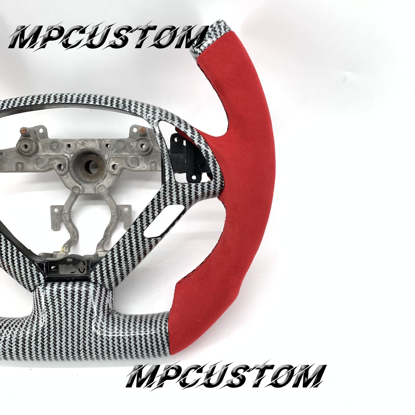 Mpcustom for Infiniti G37 2007-2015 carbon fiber steering wheel Alcantara