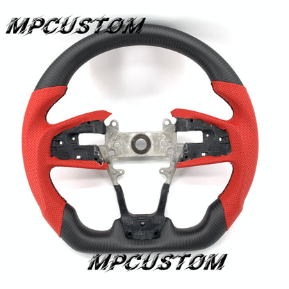 Mpcustom for Honda 10th Gen Civic 2016+ carbon fiber steering wheel matte