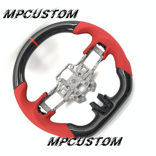 Mpcustom for Ford Mustang 2018-2022 carbon fiber steering wheel round top