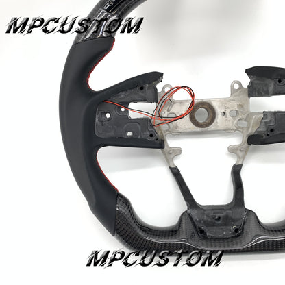 Mpcustom for Honda 10th Gen Civic 2016+ carbon fiber steering wheel smooth