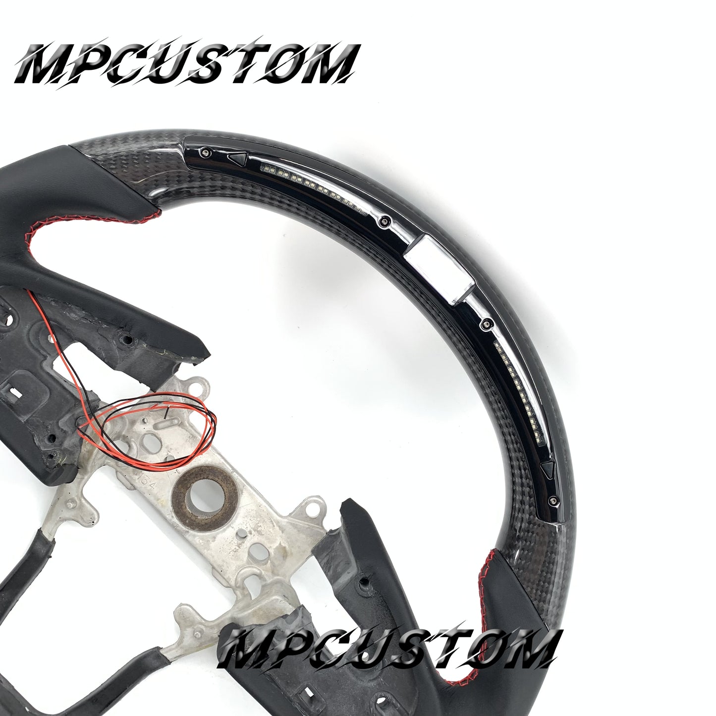Mpcustom for Honda 10th Gen Civic 2016+ carbon fiber steering wheel smooth