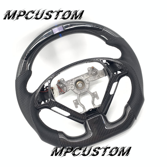 Mpcustom for Infiniti G37 2007-2015 carbon fiber steering wheel perforated leather