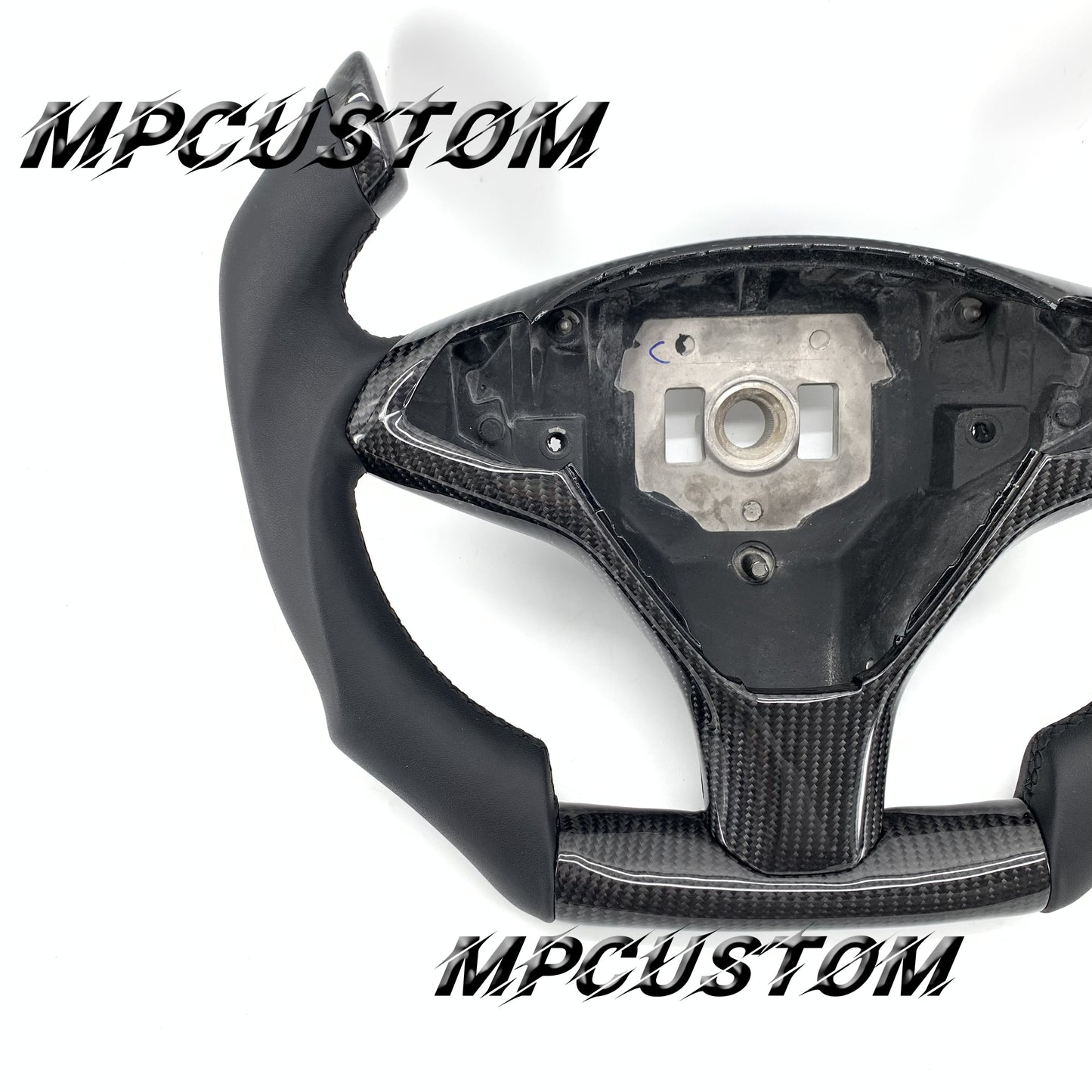 Mpcustom for Tesla model S X carbon fiber steering wheel