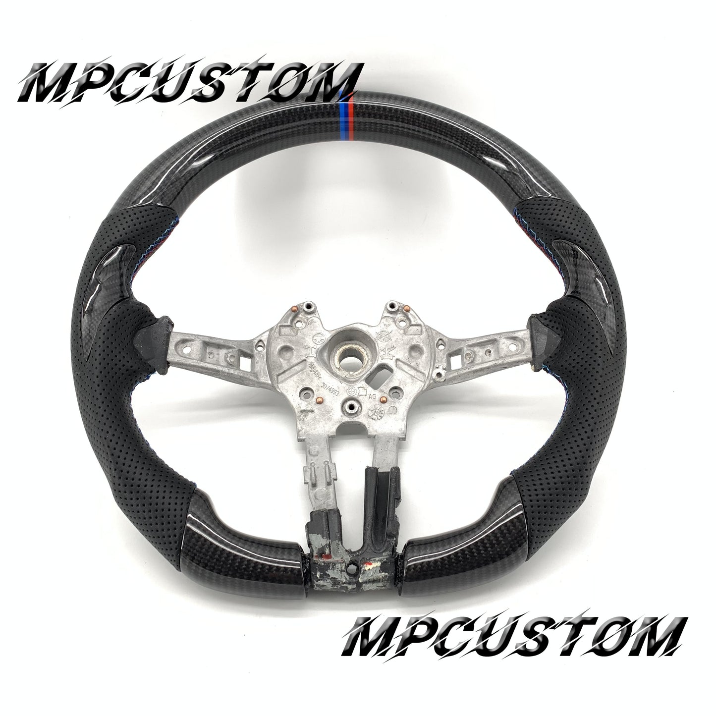 Mpcustom for BMW 2 series F22/F23/F44/F45 carbon fiber steering wheel round top and flat bottom