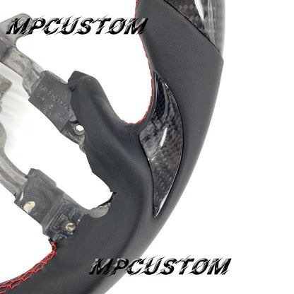 Mpcustom for Honda Civic 2006-2008 carbon fiber steering wheel round top