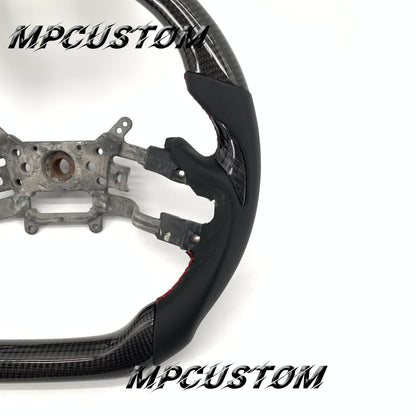Mpcustom for Honda Civic 2006-2008 carbon fiber steering wheel round top