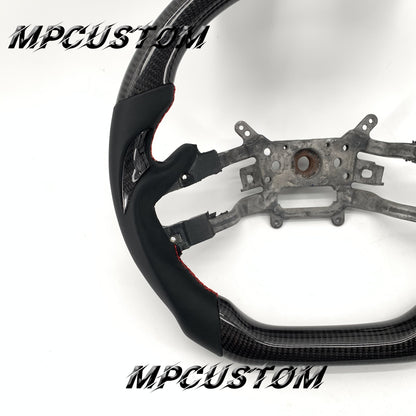 Mpcustom for Honda Civic 2006-2008 carbon fiber steering wheel round top
