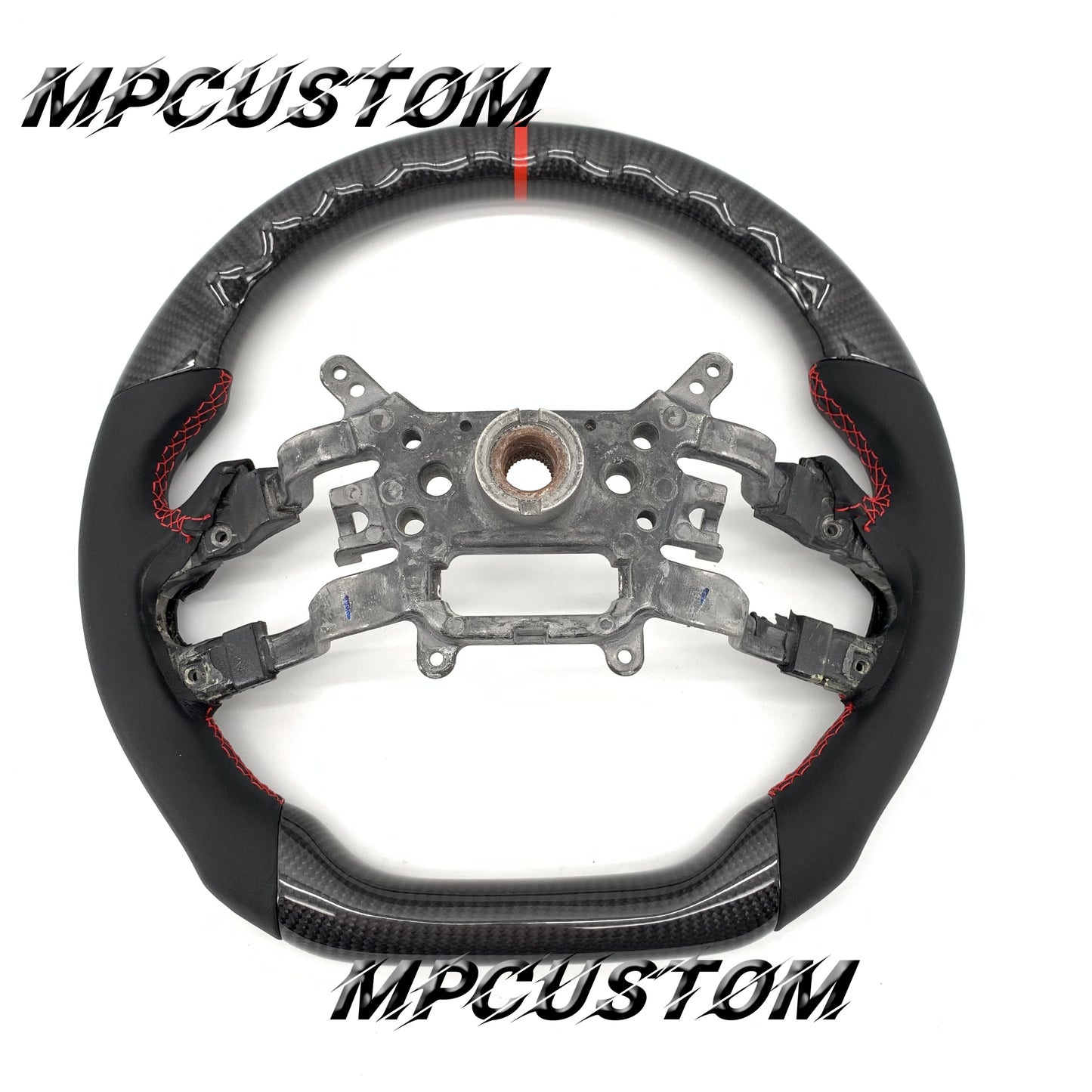 Mpcustom for Honda Civic 2006-2008 carbon fiber steering wheel round top