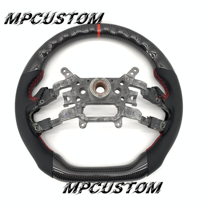 Mpcustom for Honda Civic 2006-2008 carbon fiber steering wheel round top