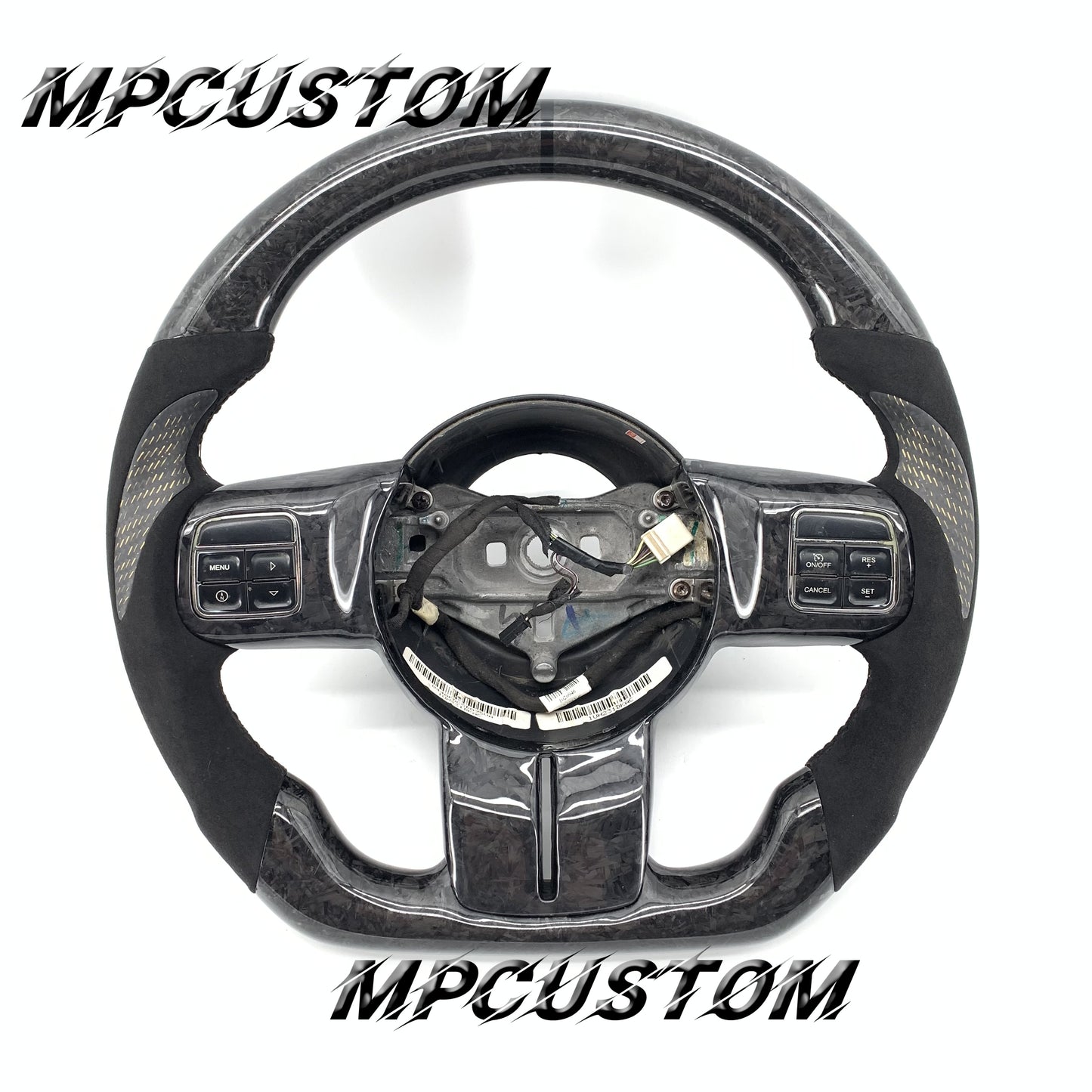Mpcustom for Jeep Wrangler 2011-2017 carbon fiber steering wheel gloss