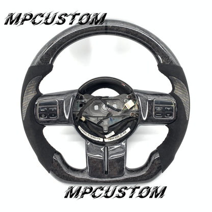 Mpcustom for Jeep Wrangler 2011-2017 carbon fiber steering wheel gloss