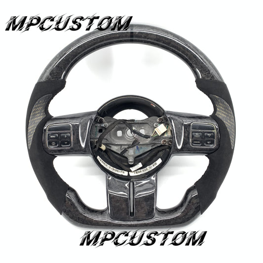 Mpcustom for Jeep Wrangler 2011-2017 carbon fiber steering wheel gloss
