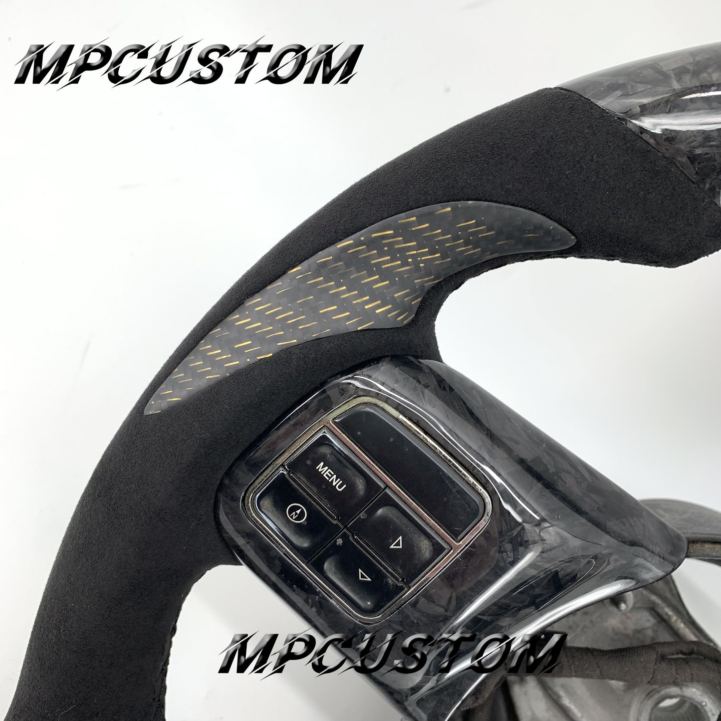 Mpcustom for Jeep Wrangler 2011-2017 carbon fiber steering wheel gloss