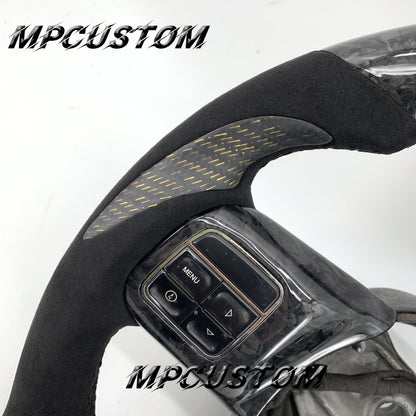 Mpcustom for Jeep Wrangler 2011-2017 carbon fiber steering wheel gloss