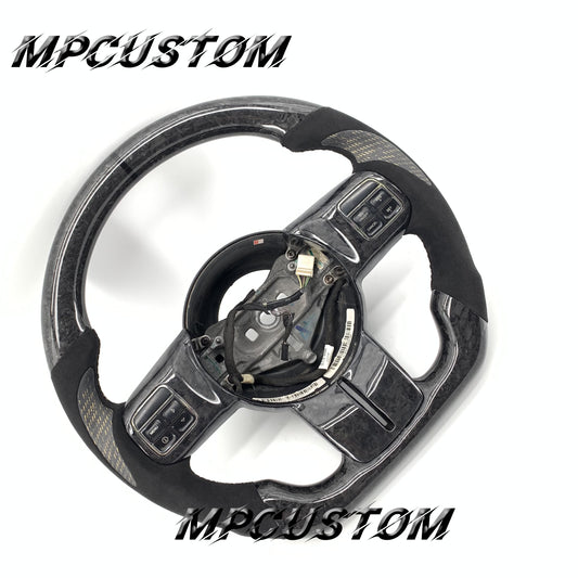 Mpcustom for Jeep Wrangler 2011-2017 carbon fiber steering wheel round top
