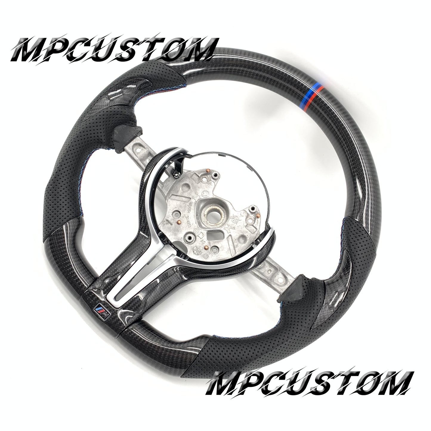 Mpcustom for BMW 1 series F20/F21/F40 carbon fiber steering wheel red stitching