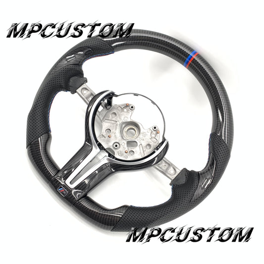 Mpcustom for BMW 1 series F20/F21/F40 carbon fiber steering wheel red stitching