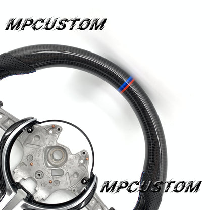 Mpcustom for BMW 3 series F30/F31/F35 carbon fiber steering wheel gloss thumb grips