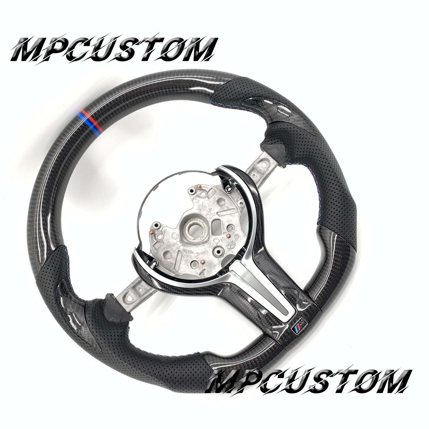Mpcustom for BMW M2 F87/M3 F80/M4 F82/F83/M5F10/F90 carbon fiber steering wheel gloss thumb grips