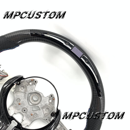 Mpcustom for BMW 7 series F01/F02/F03 carbon fiber steering wheel round bottom