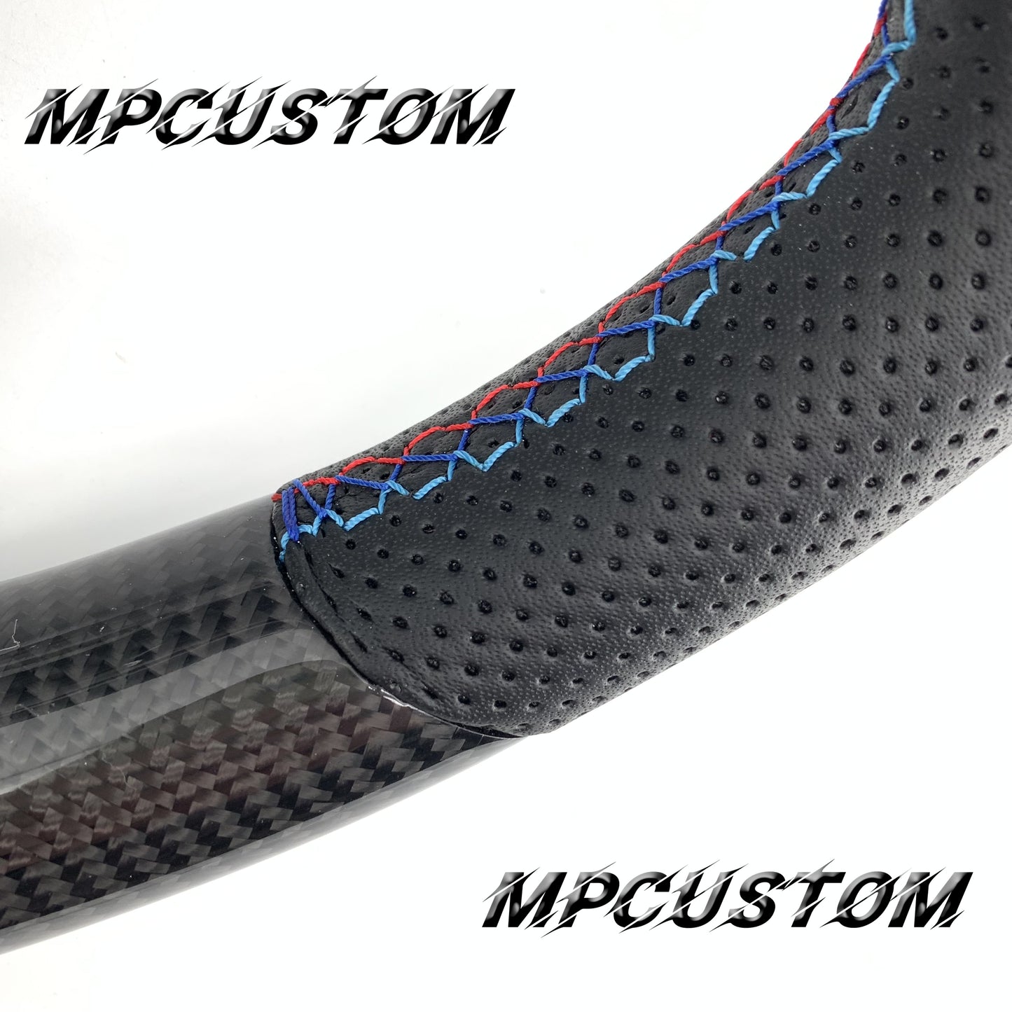 Mpcustom for BMW M2 F87/M3 F80/M4 F82/F83/M5F10/F90 carbon fiber steering wheel round top