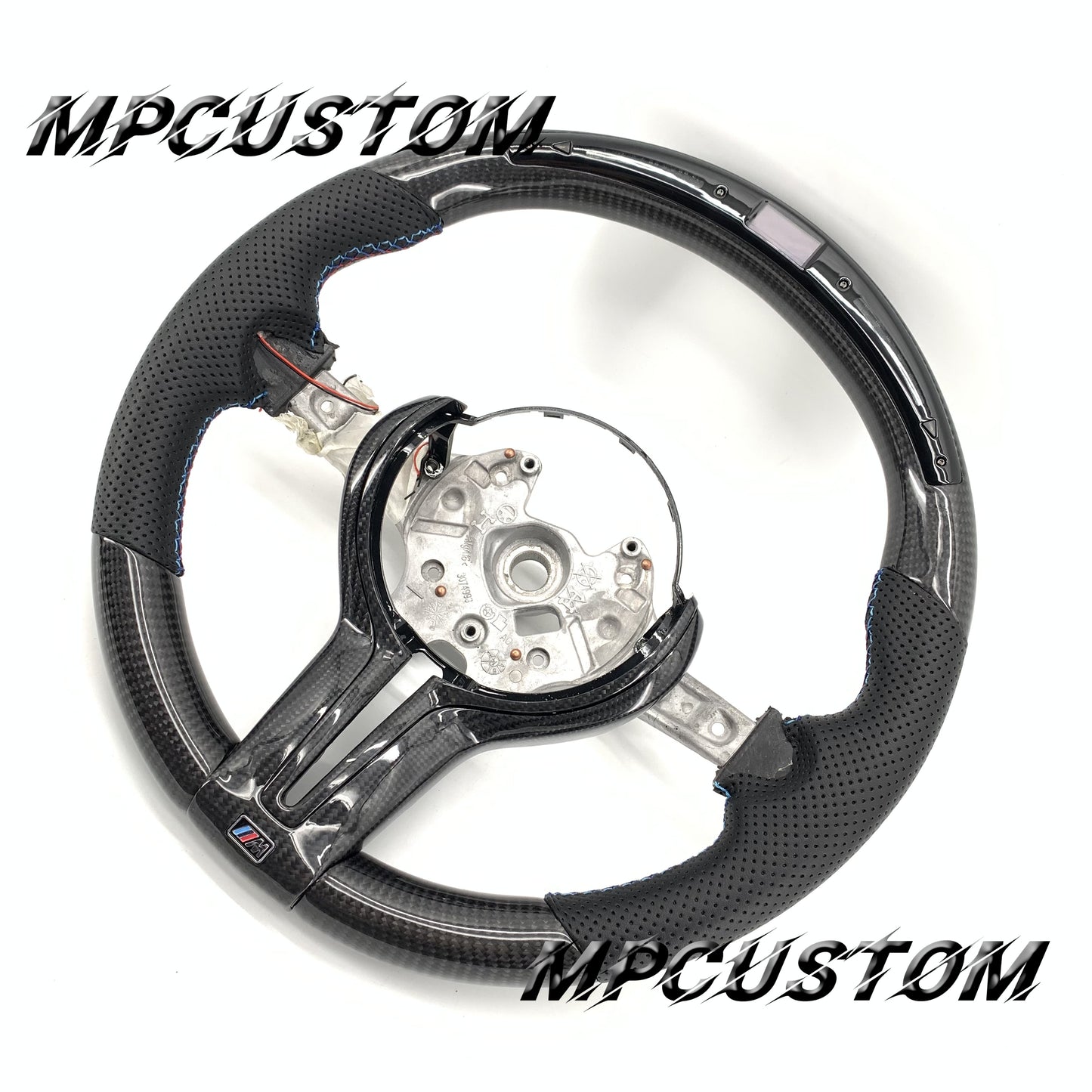 Mpcustom for BMW 7 series F01/F02/F03 carbon fiber steering wheel round bottom